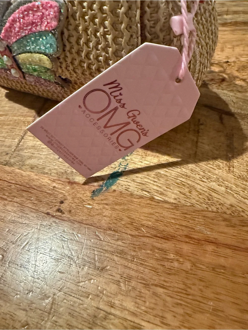 Miss Gwen OMG Accessories Embellished Bag NWT